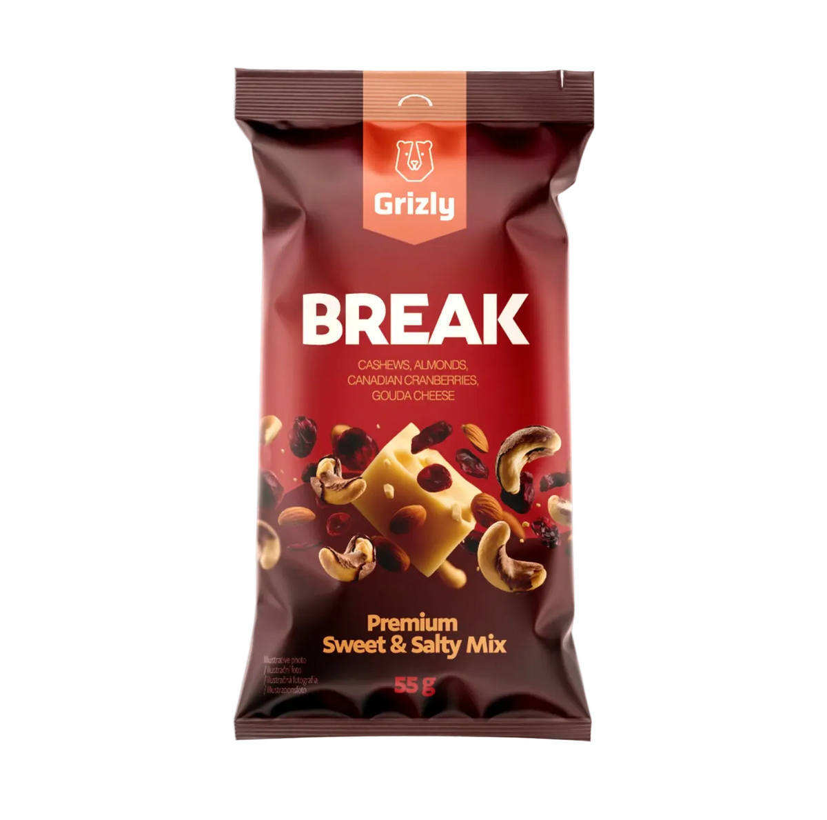 Grizly - Break ořechový mix (55g)