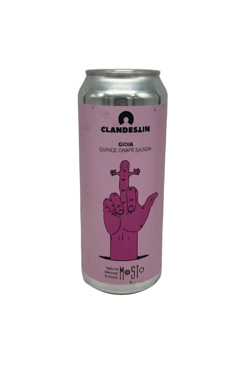 Clandestin/Mosto – Gioia Quince Grape Saison (0,5L)
