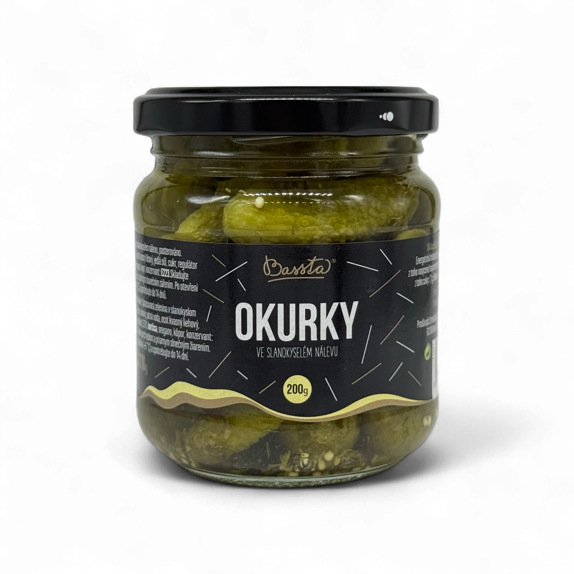 Bassta - Okurky ve sladkokyselém nálevu (200g)